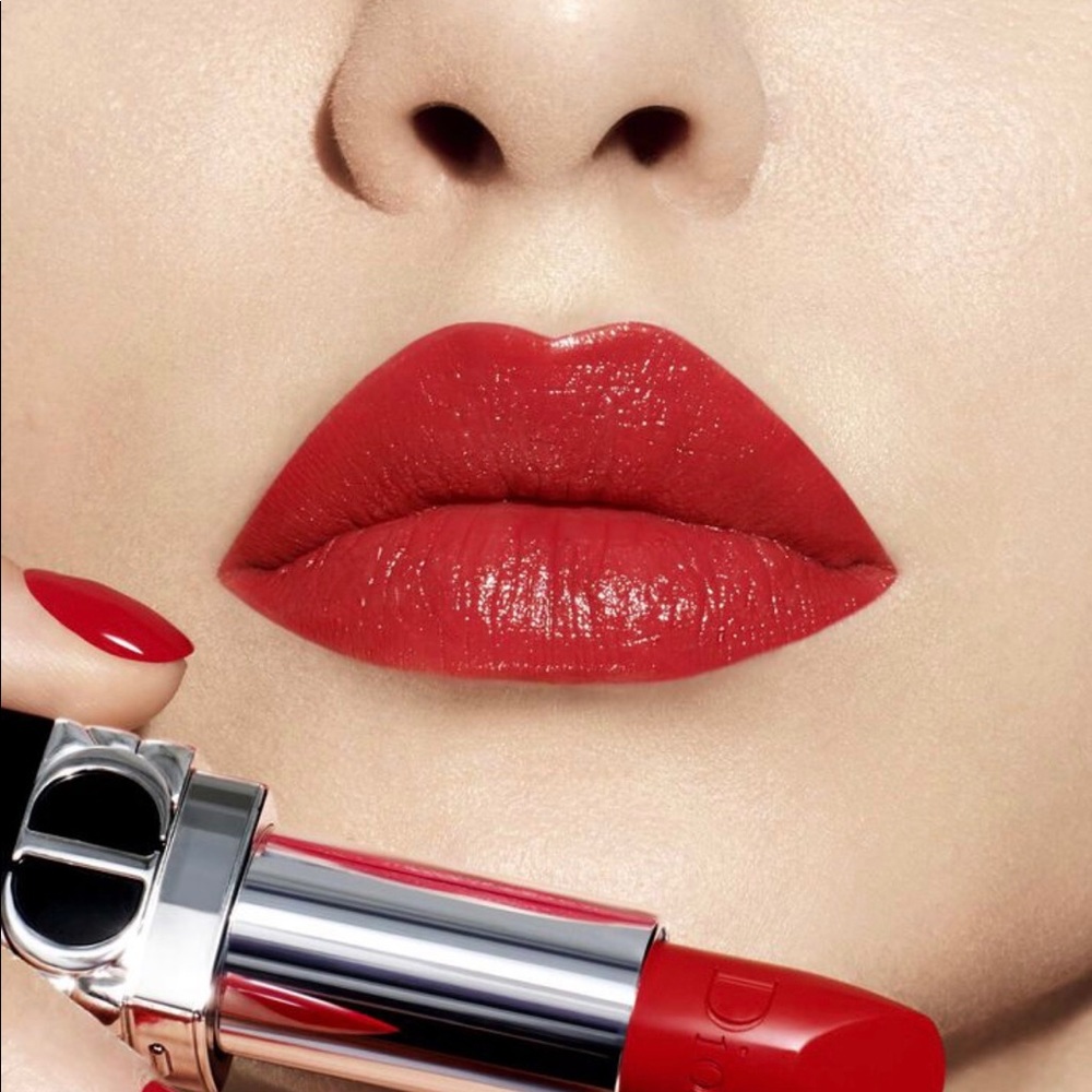 DIOR ROUGE 080 REFILLABLE LIPSTICKS RED SATIN - Picture 2 of 6